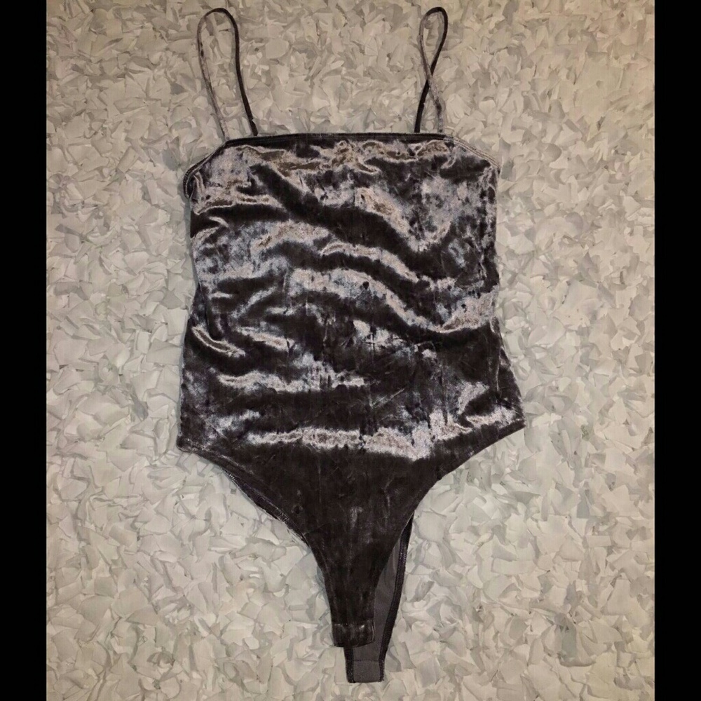 Velvet bodysuit
